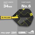Fléchettes acier Target Bolide Void 03 Swiss Point 90% - Noir et jaune 22g