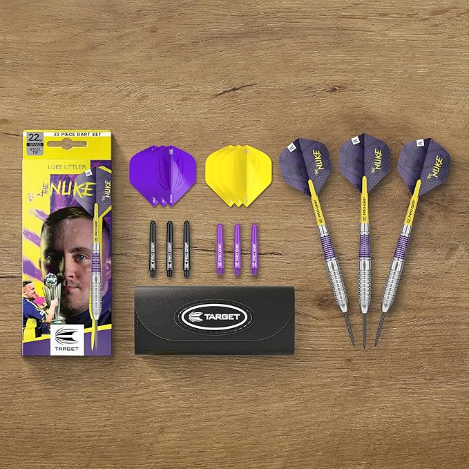 Fléchettes acier Target Luke Littler Brass - 22g