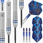 Fléchettes acier Unicorn Gary Anderson Phase 6 90% Tungstène 22g