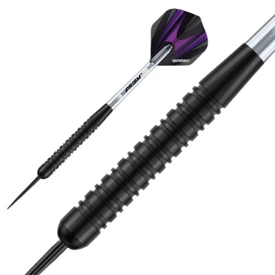 Fléchettes Acier Winmau Apocalypse Laiton Noires – 23 g
