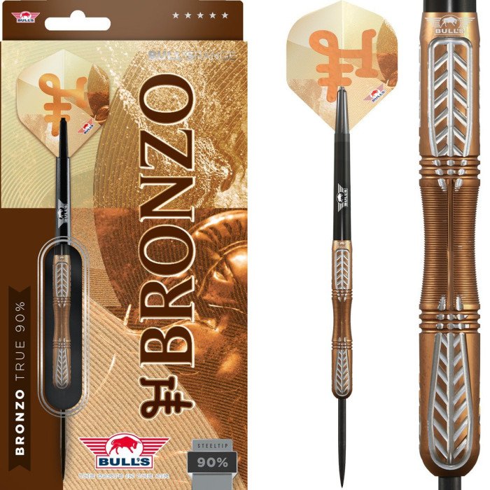 Fléchettes acier Bull's Bronzo True 23g