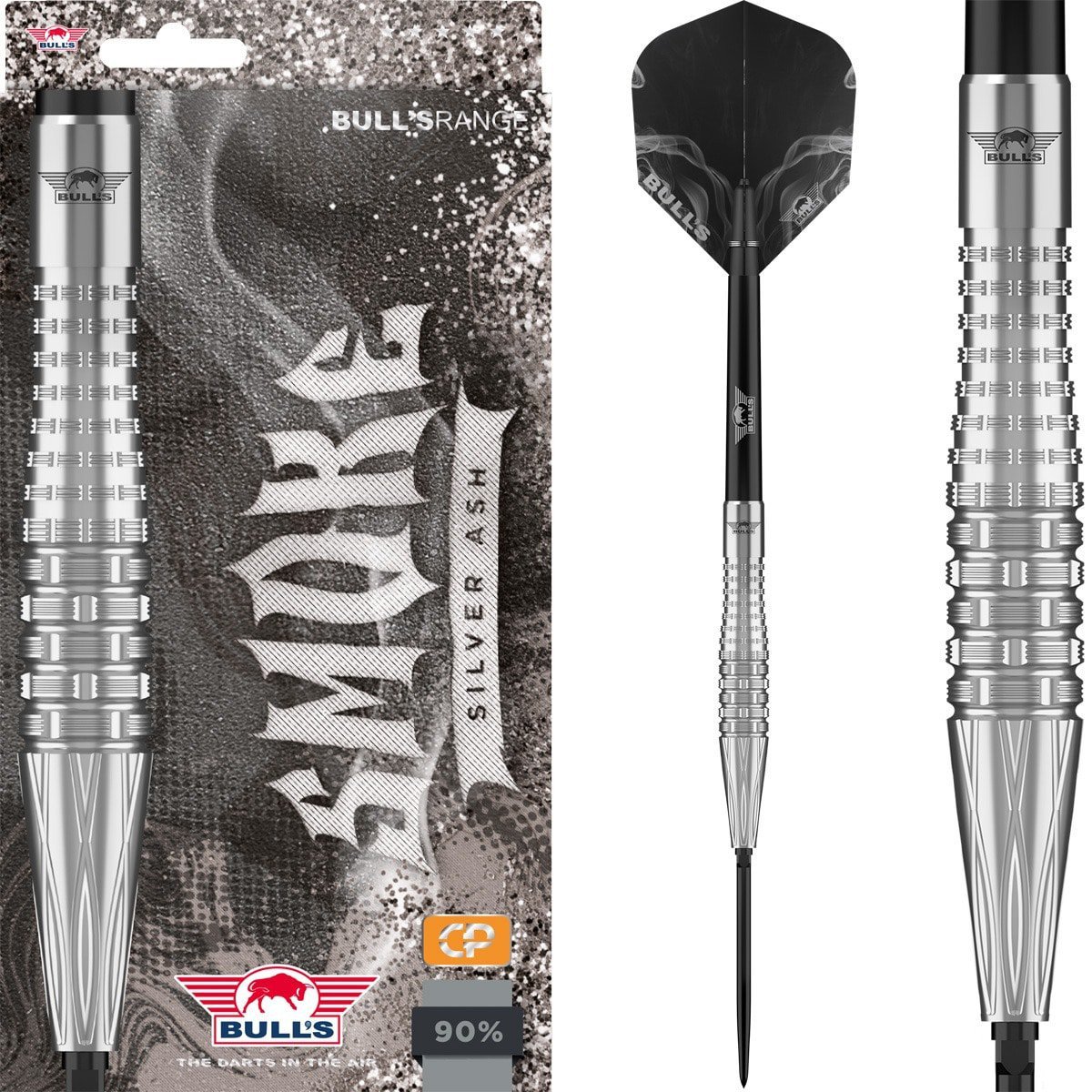 Fléchettes acier Bull's Smoke Silver Ash CP 23g