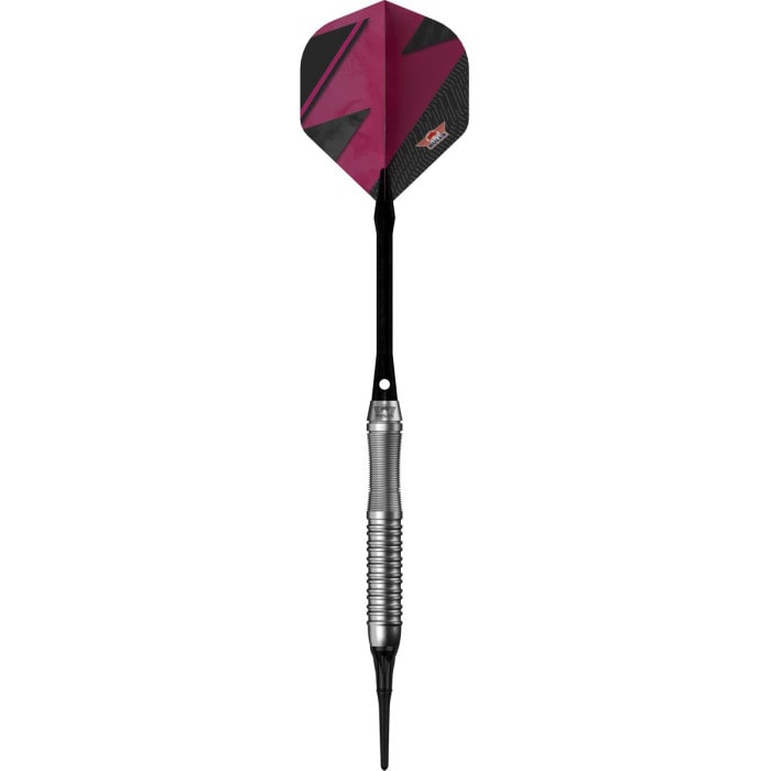 Fléchettes soft tip Bull's Lightning Rose 19g