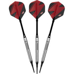 Fléchettes soft tip Bull's Lightning Rouge 21g