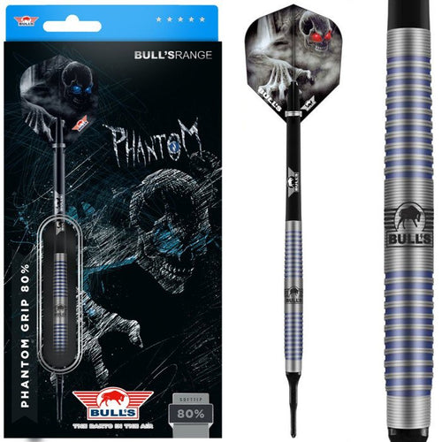Fléchettes soft tip Bull's Phantom Grip 18g