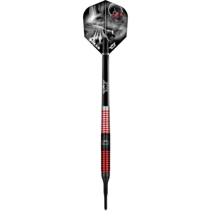 Fléchettes soft tip Bull's Phantom Grip 22g