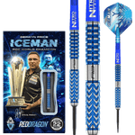 Set complet Gerwyn Price Iceman 22 g : fléchettes, boîte et ailettes
