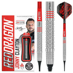 Fléchettes Plastique Red Dragon Jonny Clayton Original 90 % Tungstène – 20 g
