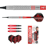 Fléchettes Plastique Red Dragon Jonny Clayton Original 90 % Tungstène – 20 g