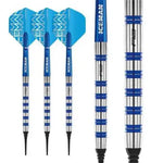 Fléchettes Soft Gerwyn Price Iceman Challenger 80 % Tungstène 20 g