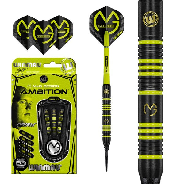 Fléchettes Soft MVG Ambition Laiton 20 g