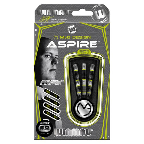 Fléchettes Soft MVG Aspire 80 % Tungstène 20 g