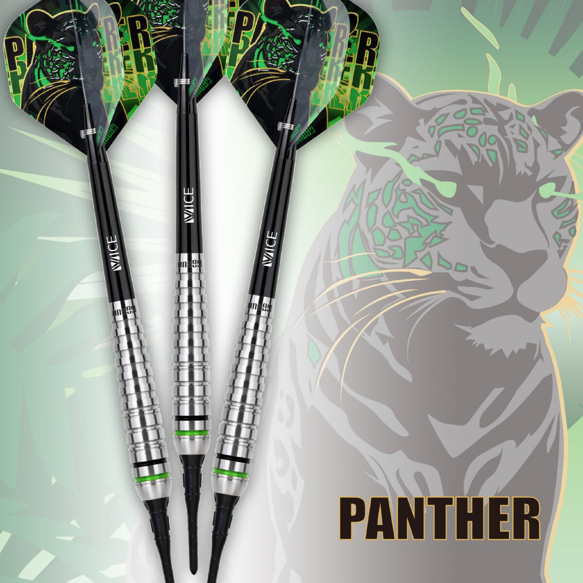Fléchettes One80 Panther M – visuel de la gamme Panther