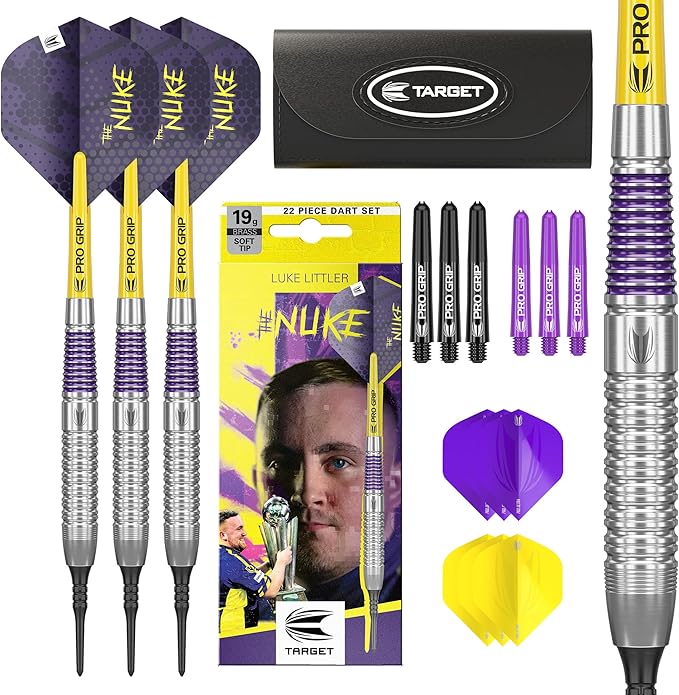 Fléchette soft Target Luke Littler Brass - 19g