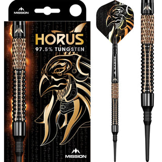 Fléchettes soft tip Mission Horus 97,5% Tungstène 23g
