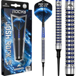 Fléchettes soft tip Mission Josh Rock Rocky - Bleu et Gris 18g