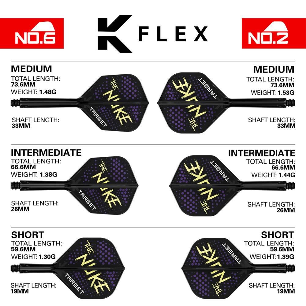K-Flex Target Luke The Nuke Littler No2 Short