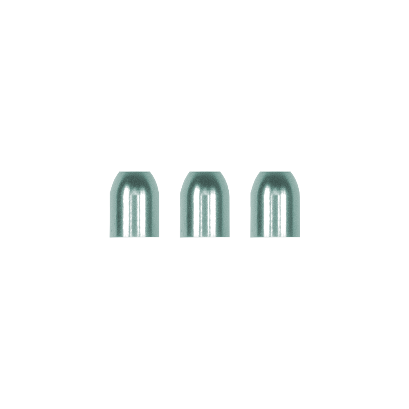 L-Style Premium Metal Champagne Rings Bleu - Aqua