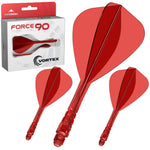 Mission Force 90 Vortex Rouge Kite Medium 34,3 mm - système ailette et tige Mission
