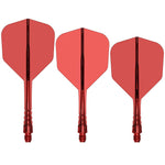 Trois systèmes Mission Force 90 Vortex rouge transparent forme No.6