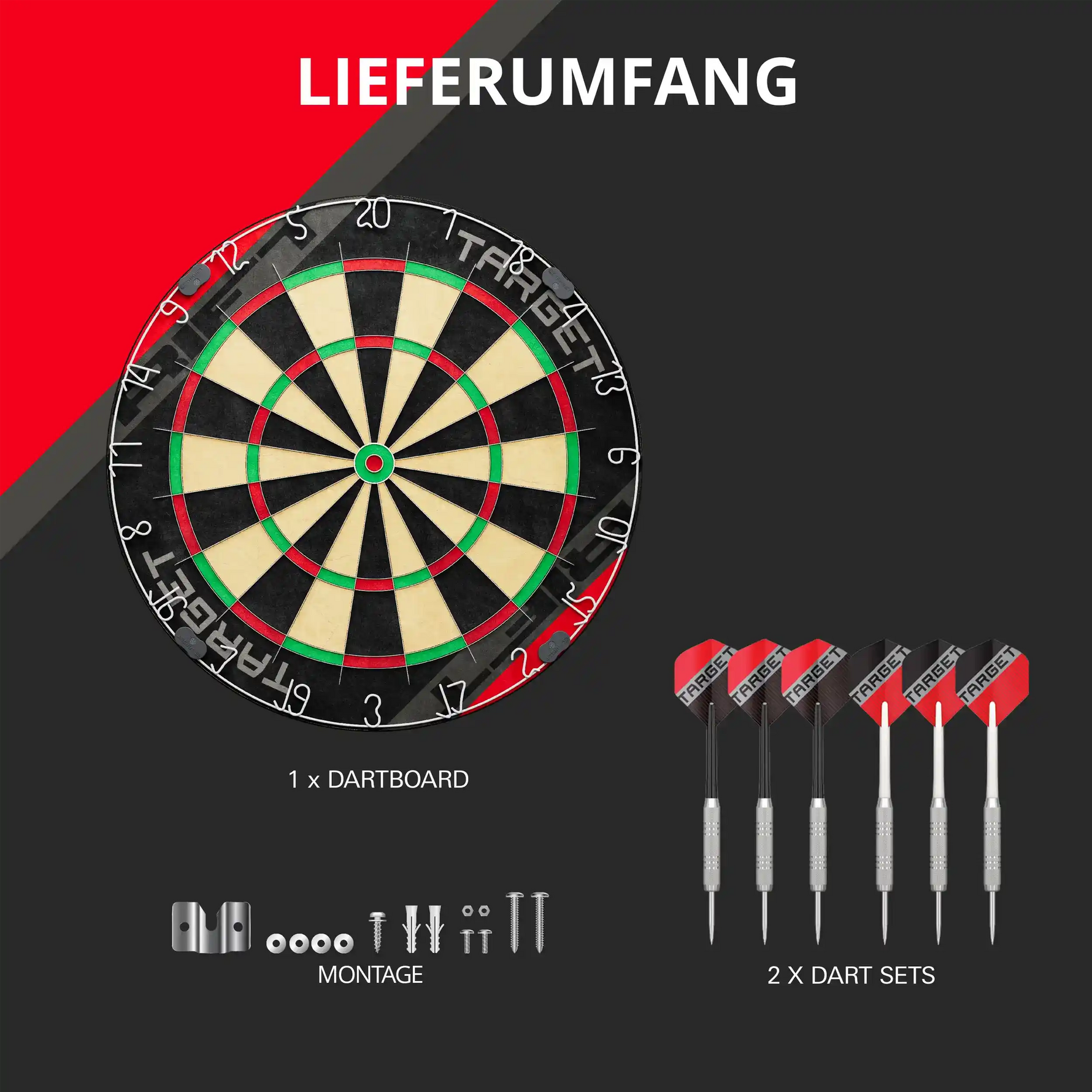 Pack Target Rift - Cible + 6 fléchettes