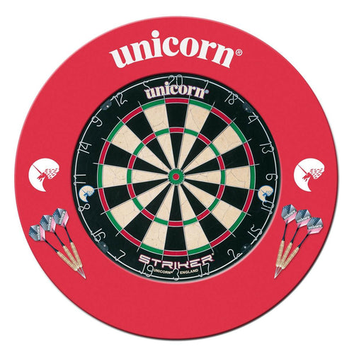 Pack Unicorn cible, protection rouge et 6 fléchettes