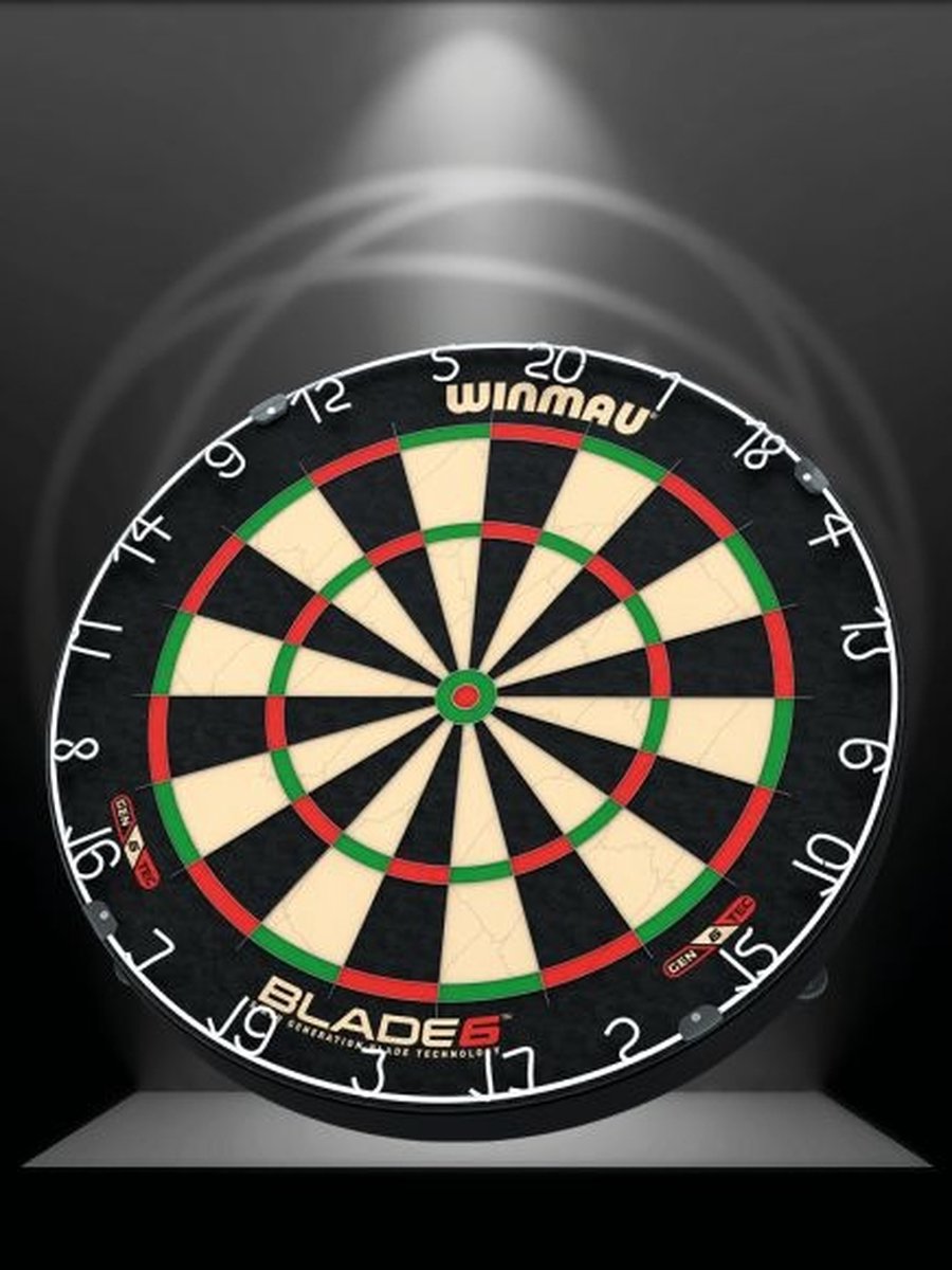 Pack Winmau Blade 6 - Cible + 6 fléchettes