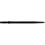 Pointe acier Bull's CP Ringed Grip 36 mm noire de profil