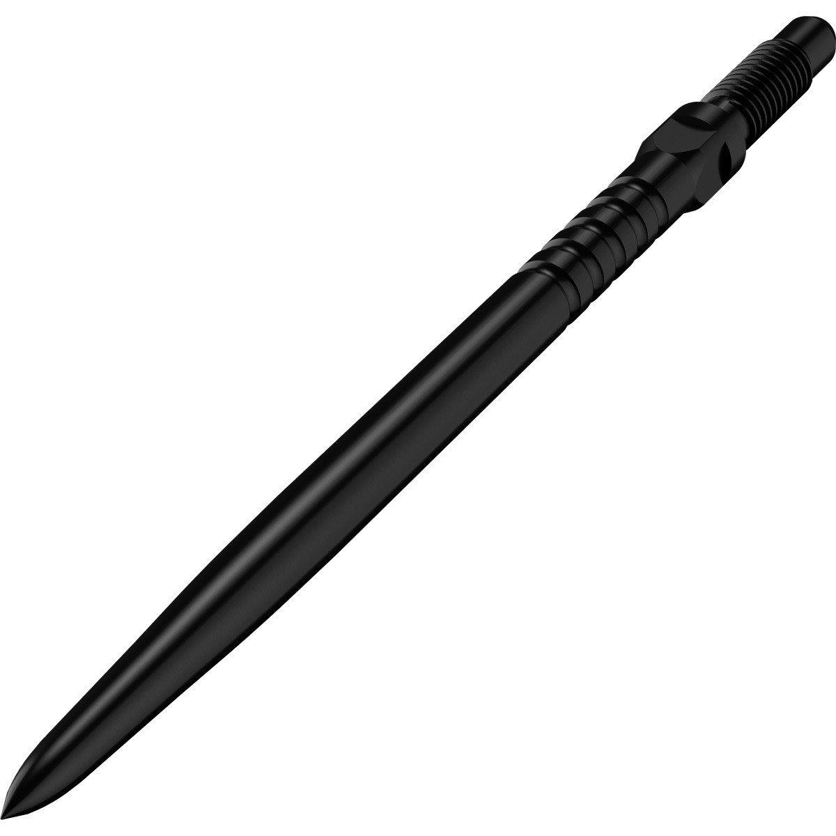 Gros plan de la pointe Bull's CP Ringed Grip noire 36 mm