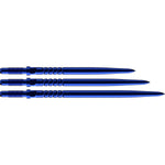 Jeu de 3 pointes acier Bull's CP Ringed Grip 40 mm bleues