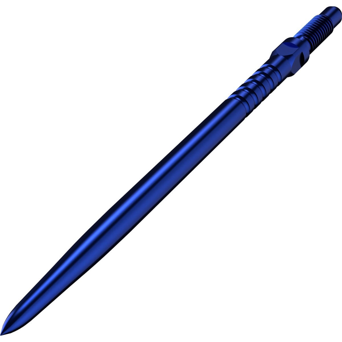 Pointe Bull's CP Ringed Grip 40 mm bleue en gros plan