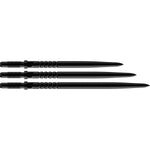 Jeu de 3 pointes acier Bull's CP Ringed Grip 40 mm noires