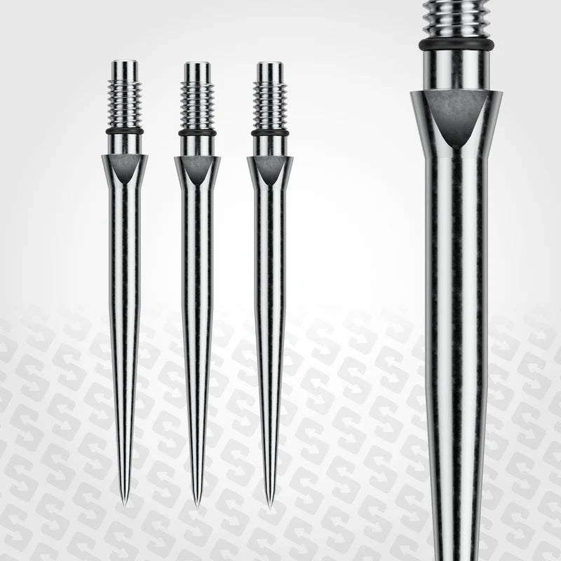Pointes Acier Winmau Switch Point Smooth Argent – 40 mm - photo 2