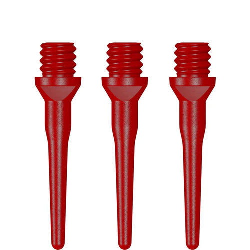 Pointes plastiques pour fléchettes - Designa - Paxk de 1000 - Rouge