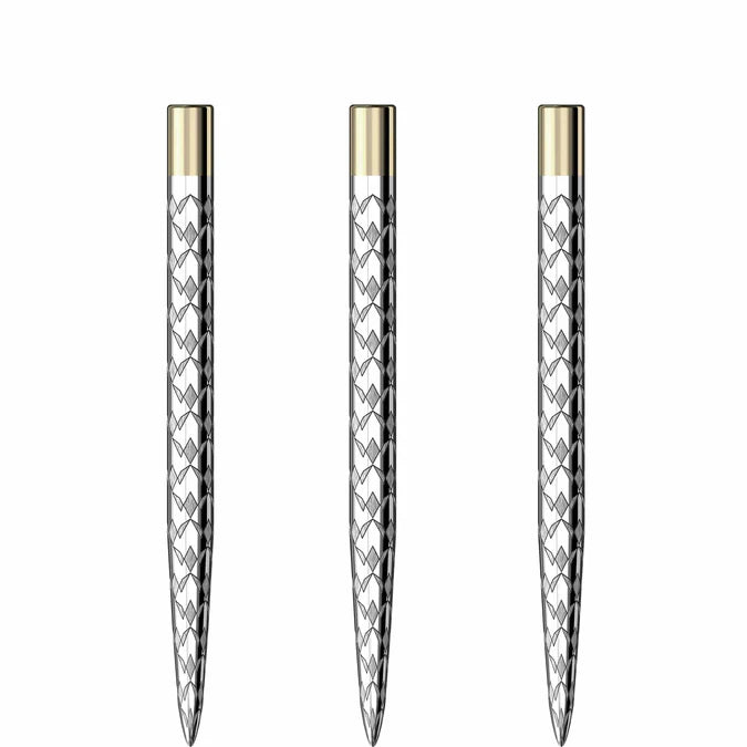 Pointes Mission Lasered Argent 32 mm