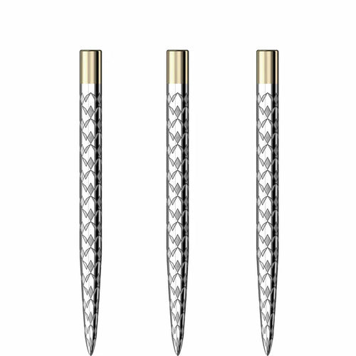Pointes Mission Lasered Argent 32 mm