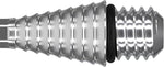 Pointes de fléchettes Target Swiss Point Grooved Conversion - Argent 26mm
