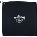 Serviette à mains Jack Daniel's noire sous licence officielle
