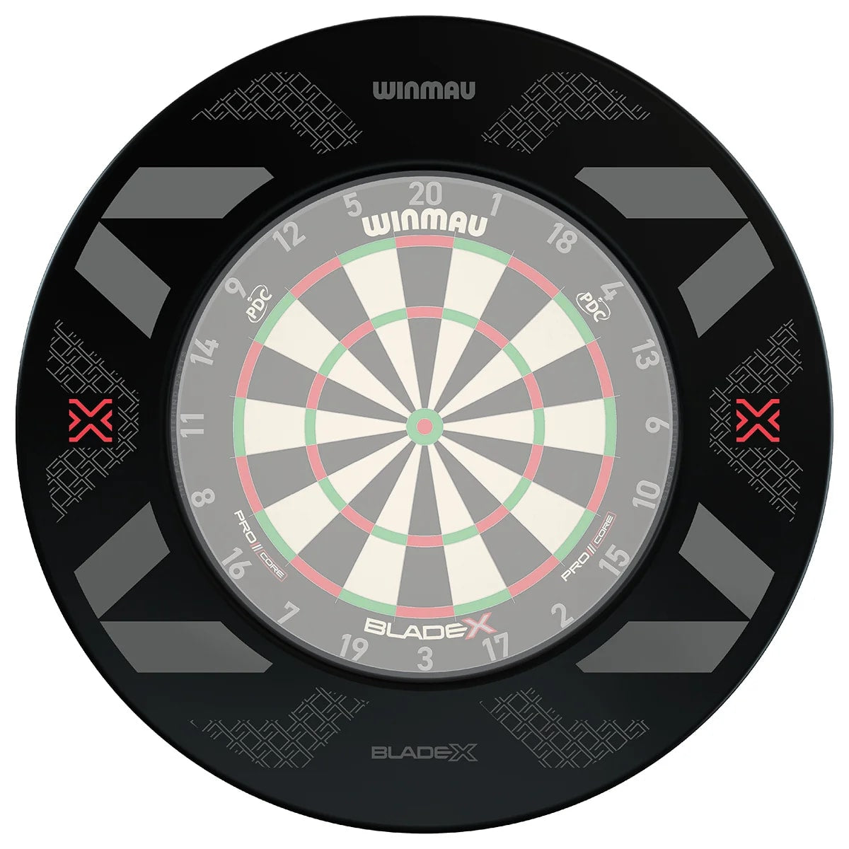 Surround Winmau Blade X autour de la cible
