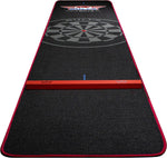 Tapis Bull's Carpet noir à bordure rouge en perspective