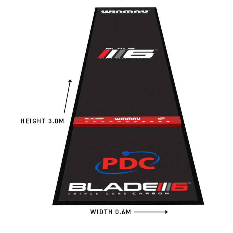 Tapis fléchettes Winmau Pro Zone Precision Noir 300*60
