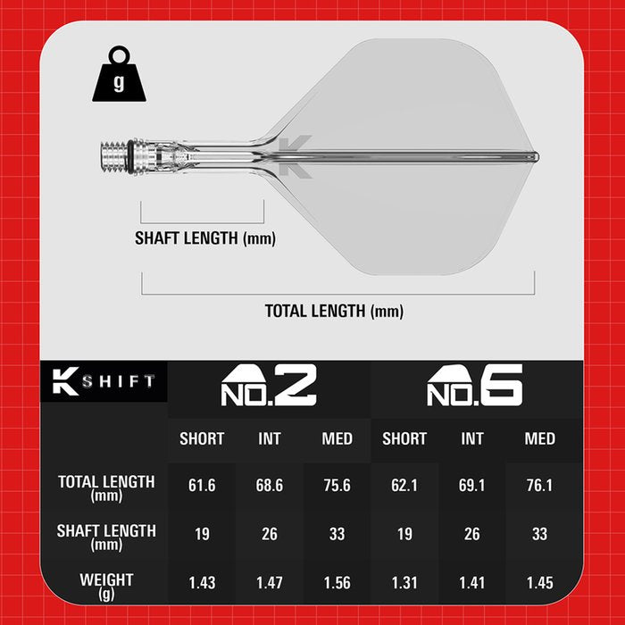 Target K-Shift No.2 Transparent - Short - vue secondaire