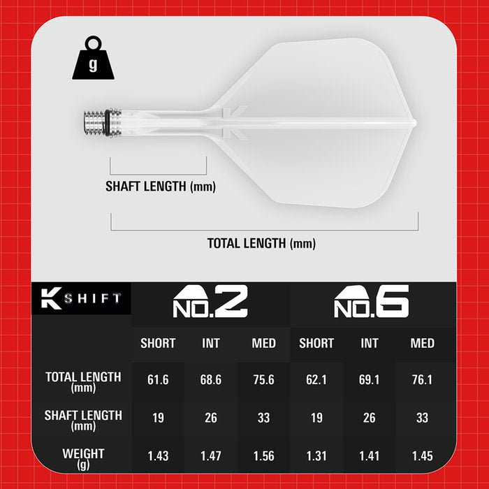 Target K-Shift No.2 Blanc - Short - vue secondaire