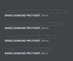 Pointes Target Swiss Point Diamond Pro Noir 35 mm – longueurs disponibles