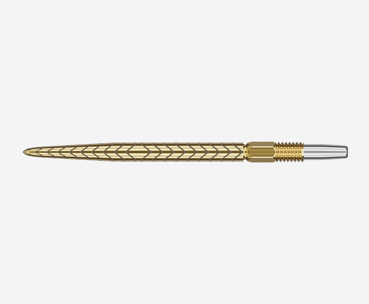 Pointes Target Swiss Point RVE Or 30 mm – vue de profil