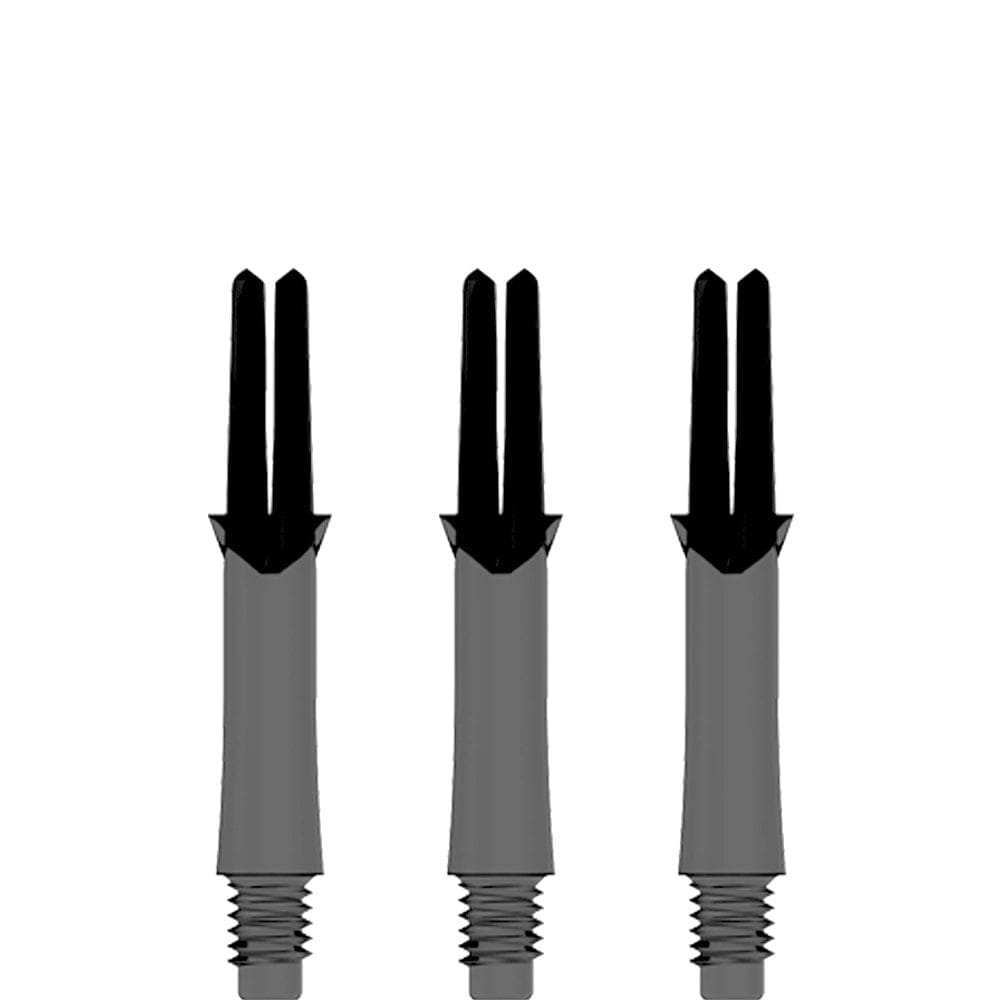 Tige L-Style Locked Straight Noir Transparent 190 - 19 mm
