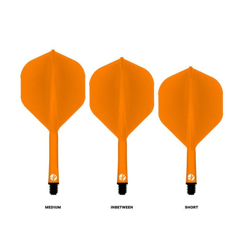 Tiges et ailettes Shot Orange Medium