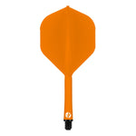 Tiges et ailettes Shot Flight Deck orange Short – une tige-ailette seule