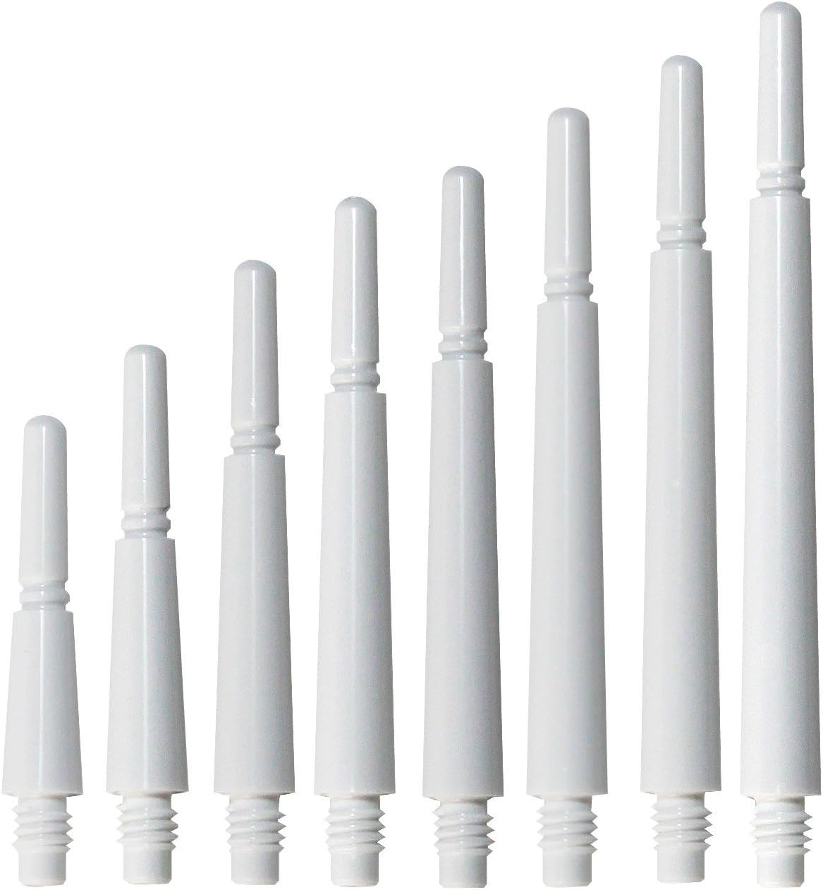 Tiges Cosmo Darts - Fit Shafts Gear Normal Spinning 3 - 24 mm - Blanc - photo principale