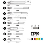 Tiges Cuesoul - Tero Flight System AK7 - 32 mm – Noir Jaune
